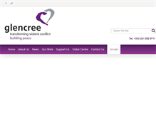 Tablet Screenshot of glencree.ie